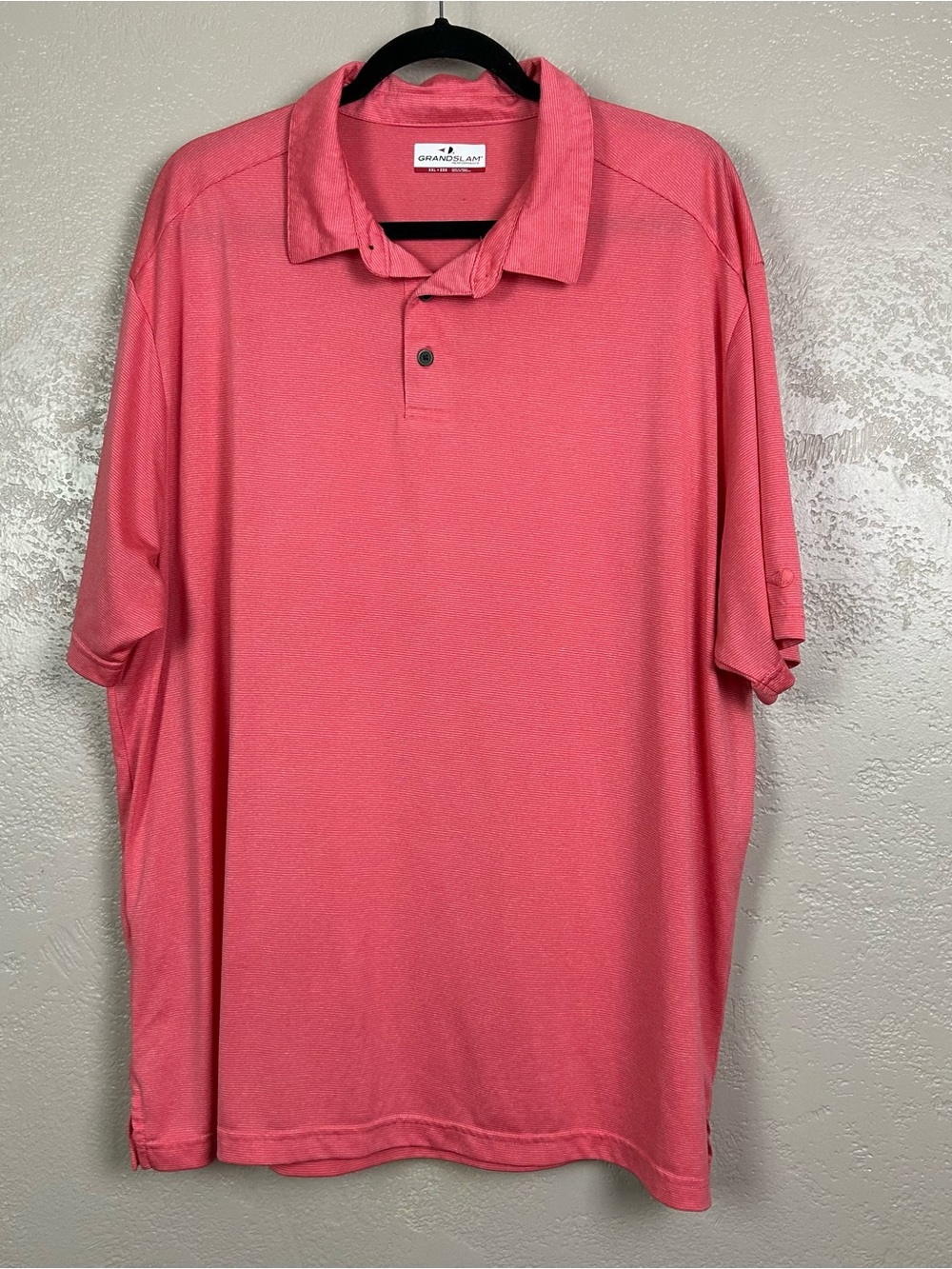 Choose 5 for $30 Grand Slam Men’s Polo in Coral Pink